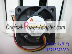 new Y.S FD124010LS 4010 12V 0.055A 3 Wire Cooling Fan